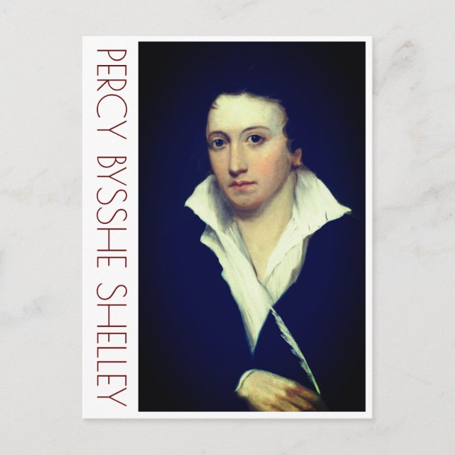 Postal Percy Bysshe Shelley (Anverso)