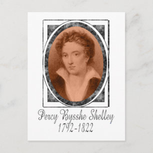 Postal Percy Bysshe Shelley