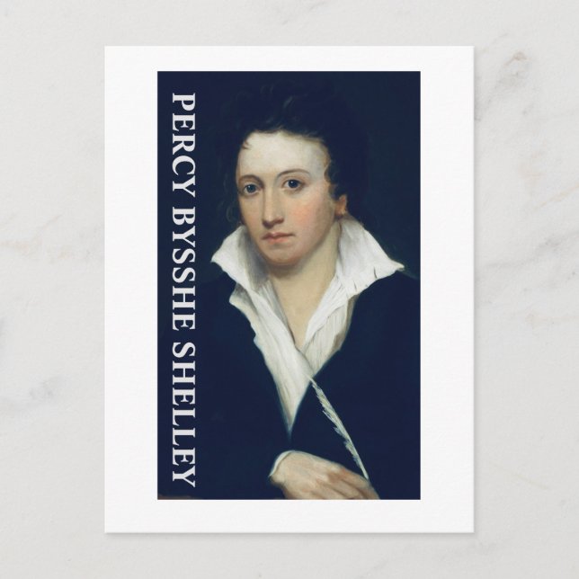 Postal Percy Bysshe Shelley (Anverso)