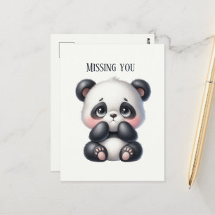 Postal Perder el oso panda