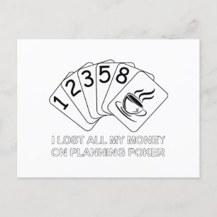 Postal Perdí Todo Mi Dinero En Planear Póquer