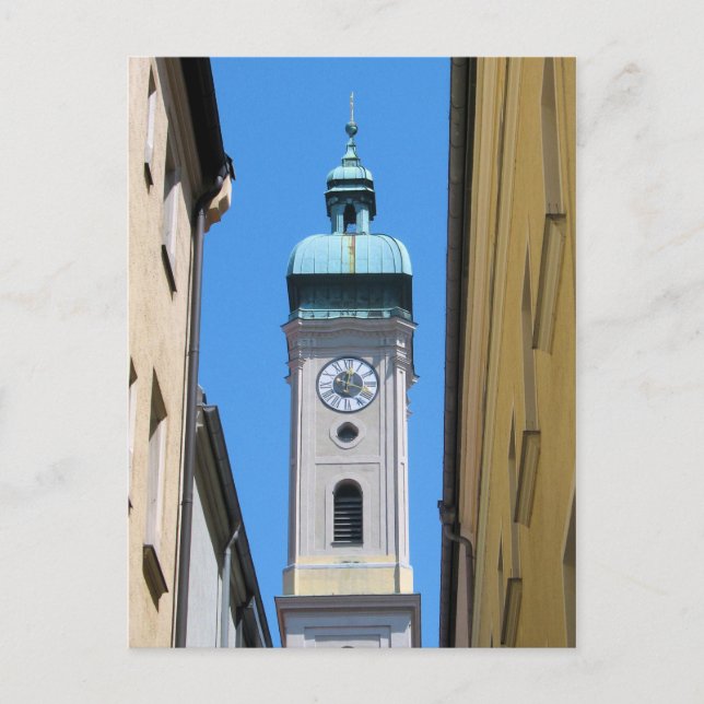 Postal Pérdida en el tiempo en Munich, Alemania (Anverso)