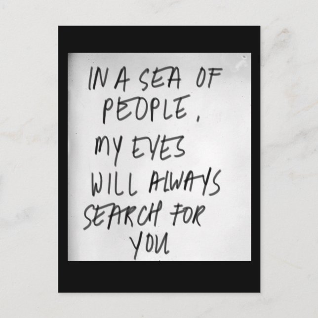 Postal Perdidos en el mar (Anverso)