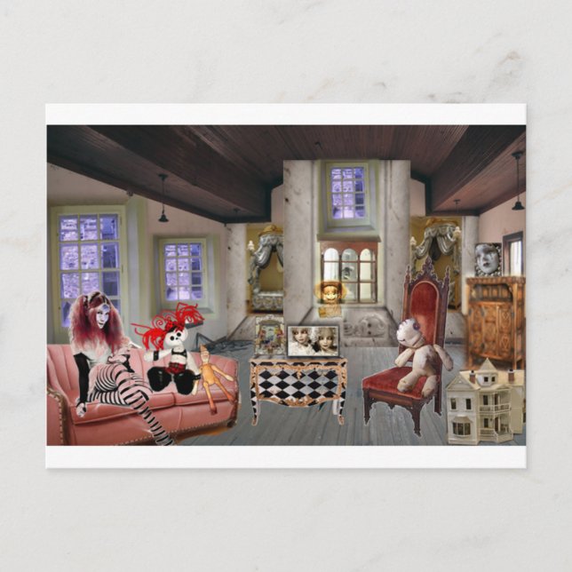 POSTAL PERDIDOS EN TIERRA DOLL (Anverso)