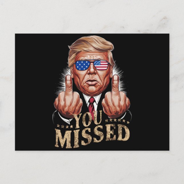 Postal Perdiste las elecciones estadounidenses de Donald  (Anverso)