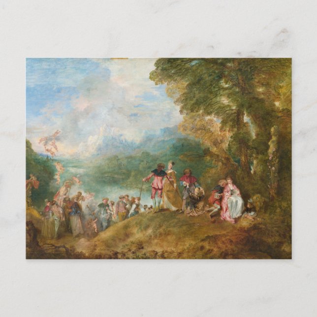 Postal Peregrinación a Cythera La Embarcadura para el Cyt (Anverso)