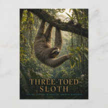 Perezoso de Tres Dedos ANIMALES de la Selva Tropic