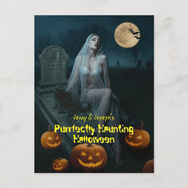 Postal Perfectamente Haunting Halloween (Anverso)
