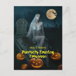Postal Perfectamente Haunting Halloween