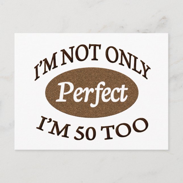 Postal Perfecto 50 años (Anverso)