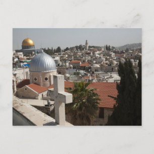 Postal Perfil de la antigua Jerusalén