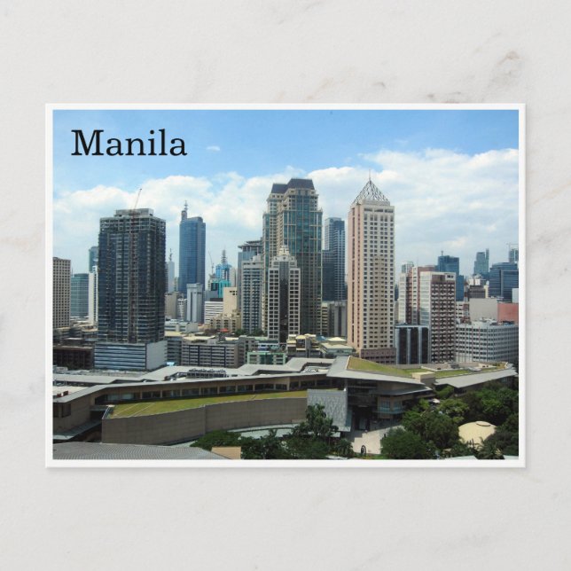Postal perfil de manila (Anverso)