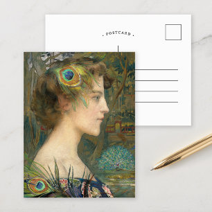 Postal Perfil de Peacock   Edgard Maxence