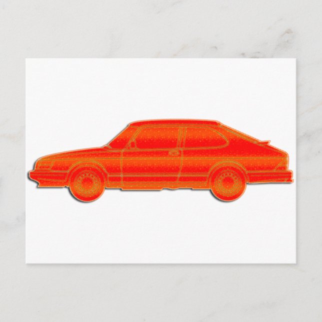 Postal Perfil de Saab (Anverso)