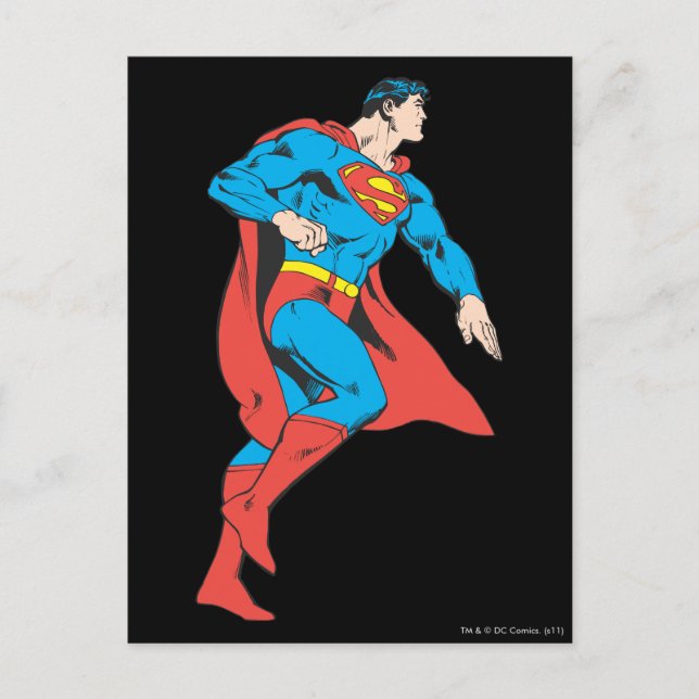 Postal Perfil de Superman (Anverso)