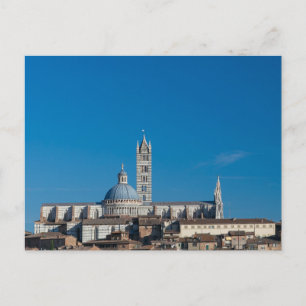 Postal Perfil del Cúpula de Siena, Italia