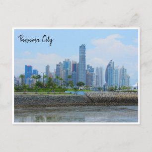 Postal perfil urbano de panama