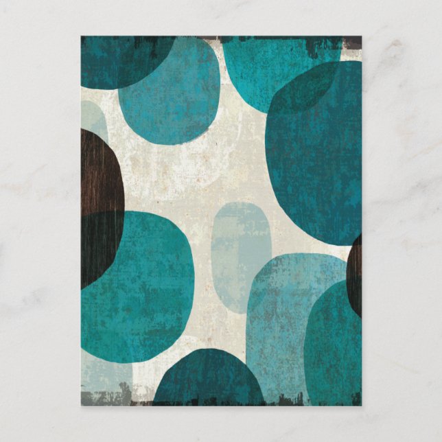 Postal Perforaciones azules (Anverso)