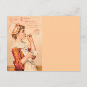 Postal Perfume De Bloom Linden 1893