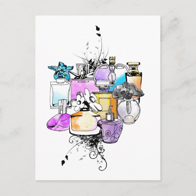 Postal Perfumes Art (Anverso)