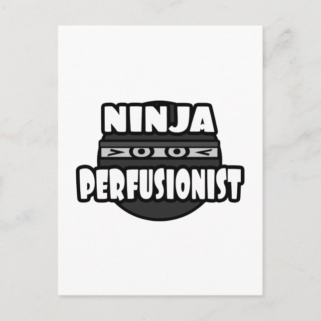 Postal Perfusionista Ninja (Anverso)