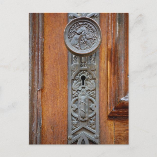 Postal Perilla de puertas y agujeros de cerradura de Vict (Anverso)