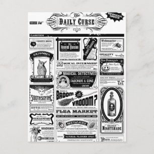 Postal periódico espeluznante