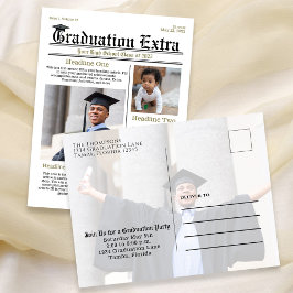 Postal Periódico moderno de moda de posgrado Collate Phot