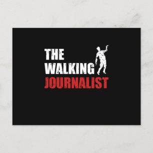 Postal Periodistas periodistas periodistas de Walking Jou