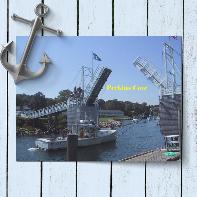 Postal Perkins Cove en Ogunquit, maine (Subido por el creador)
