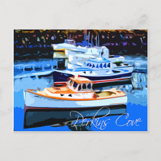 Postal Perkins Cove Ogunquit Maine (Anverso)