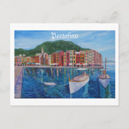 Postal Perla Mediterránea Portofino De Riviera Italiana