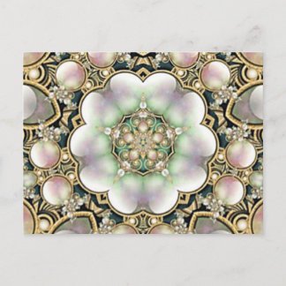 Postal Perlas y Kaleidoscopio de Oro