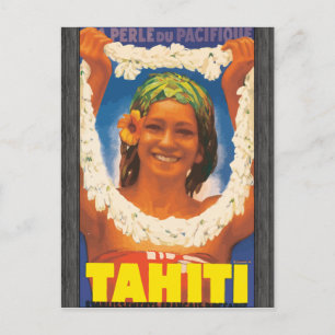 Postal Perle Du Pacifique Tahiti, Vintage