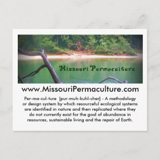 Postal permaculada de Missouri