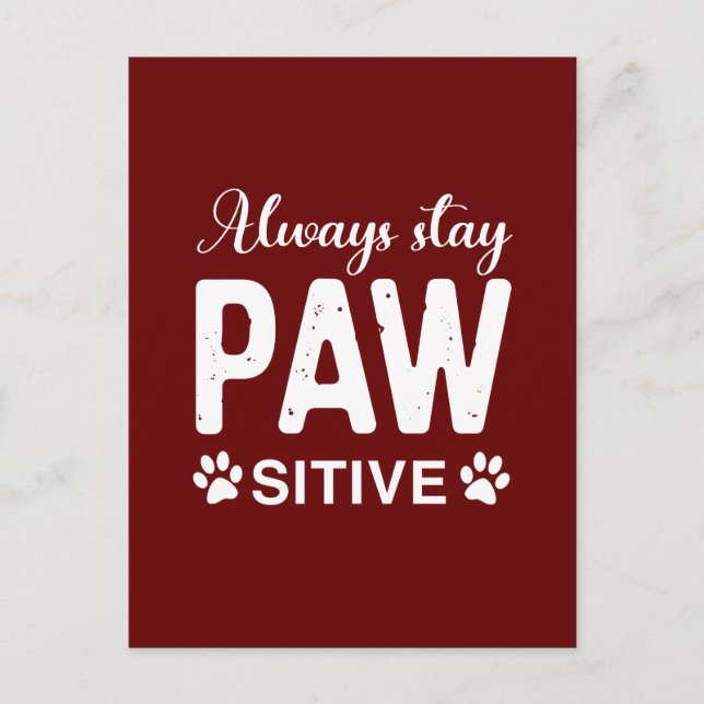 Postal Permanecer siempre alerta sobre PAW (Anverso)