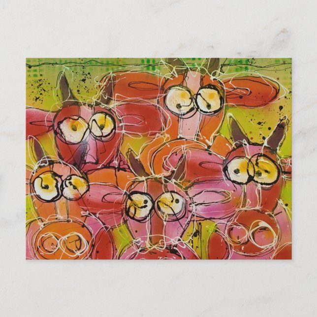 Postal "¡Permanezcan chicas!" (Anverso)