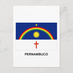 Postal Pernambuco, Bandera de Brasil