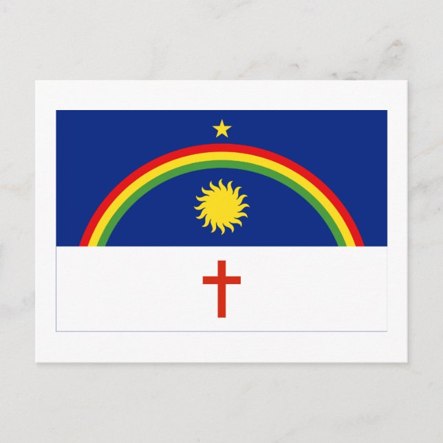 Postal Pernambuco, Bandera de Brasil (Anverso)