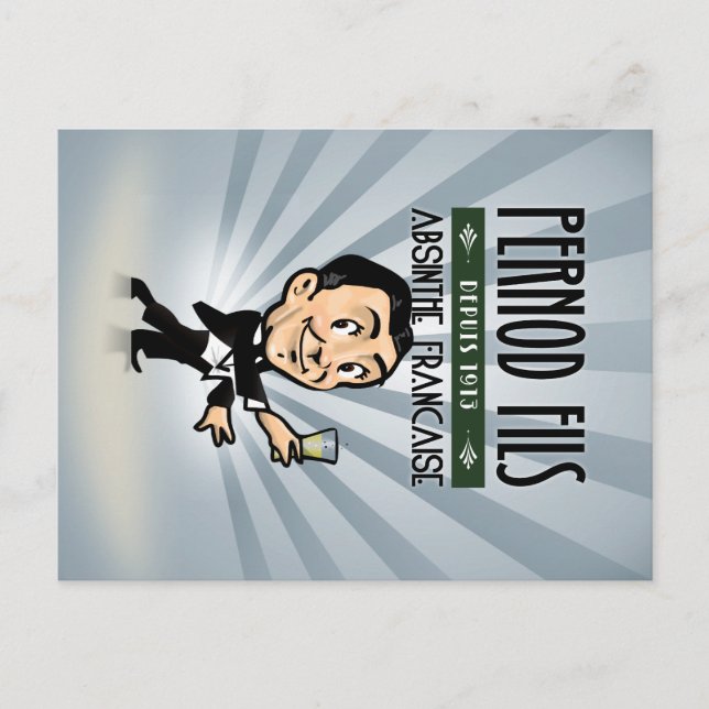 Postal Pernod Fils (Anverso)