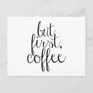 Postal Pero primero, café