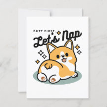Pero primero, Nap - Personalizado de Corgi Butt