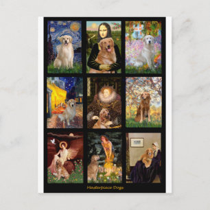 Postal Perreras Retriversdoradas Maestras