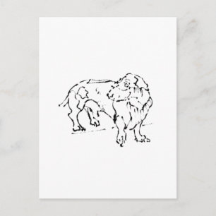 Postal Perrito salchicha adorable – Perro personalizado