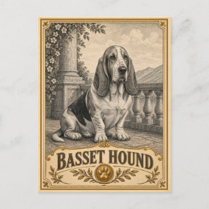 Postal Perro Basset Hound, Patrimonio Antiguo