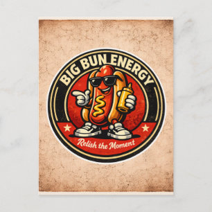 Postal Perro Caliente - Big Bun Energy - Foodie Fiends