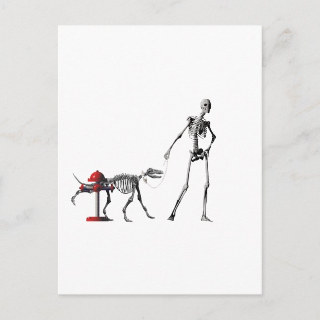 Postal perro caminante (Anverso)