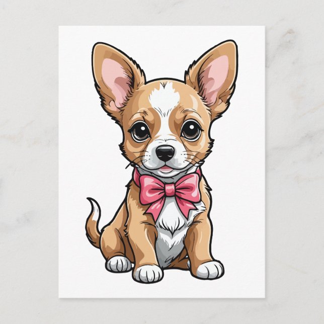 Postal Perro Chihuahua (Anverso)