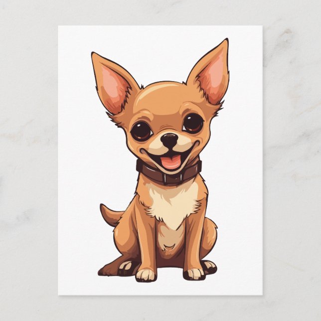 Postal Perro Chihuahua (Anverso)