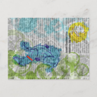 Postal Perro Daydreaming